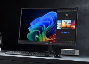 Acer veriton ri110 ai mini workstation aposta em ia híbrida