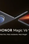 HONOR Magic V6 KV BLACK HONOR Magic V6, smartphone dobrável TecheNet Honor magic v6 chega a portugal por 2. 299 euros