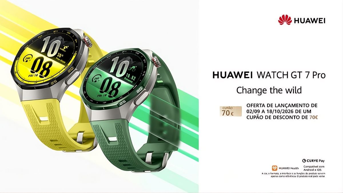 HUAWEI Watch GT 7 Pro autonomia do HUAWEI Watch GT 7, Huawei Watch GT 7, HUAWEI Watch GT 7 em Portugal, HUAWEI Watch GT 7 Pro, HUAWEI Watch GT 7 Series, modos desportivos do HUAWEI Watch GT 7, preço do HUAWEI Watch GT 7 TecheNet Huawei watch gt 7 pro