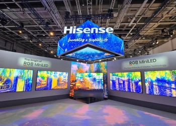 Hisense 116uxs chega à europa com rgb miniled de quatro cores