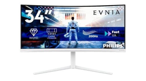 Philips Evnia 34M2C5601QA monitor de gaming ultrawide, Philips, Philips Evnia 34M2C5601QA TecheNet Philips evnia lança monitor ultrawide de 34″ com 200 hz