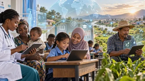 Tecnologia que conecta vidas globais TecheNet Gates foundation investe mil milhões para ampliar acesso à ia