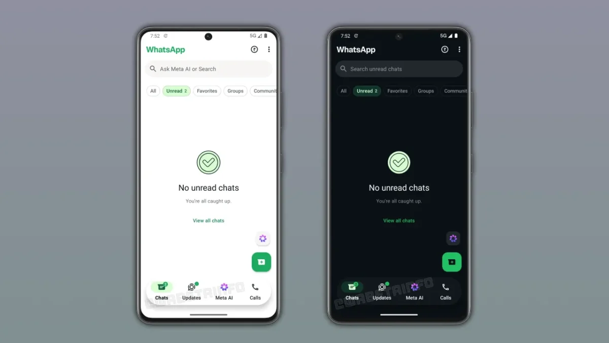 WhatsApp Barra de navegacao WABetaInfo, Whatsapp, WhatsApp Beta TecheNet Whatsapp barra de navegação