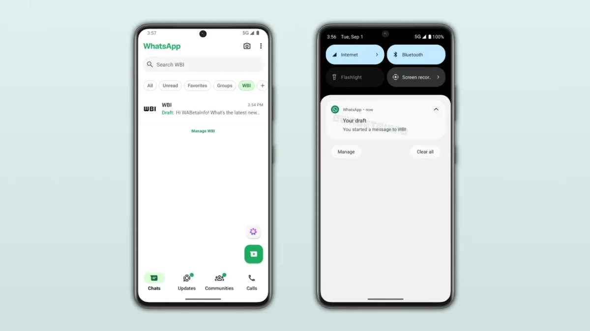 WhatsApp Rascunhos notificacao WABetaInfo, Whatsapp, WhatsApp Beta TecheNet Whatsapp rascunhos notificação