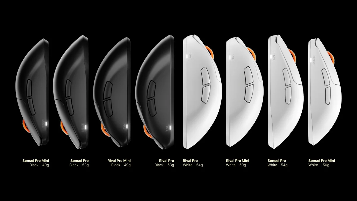 sensei pro rival pro family 4k TecheNet Steelseries estreia uwb nos ratos sensei pro e rival pro