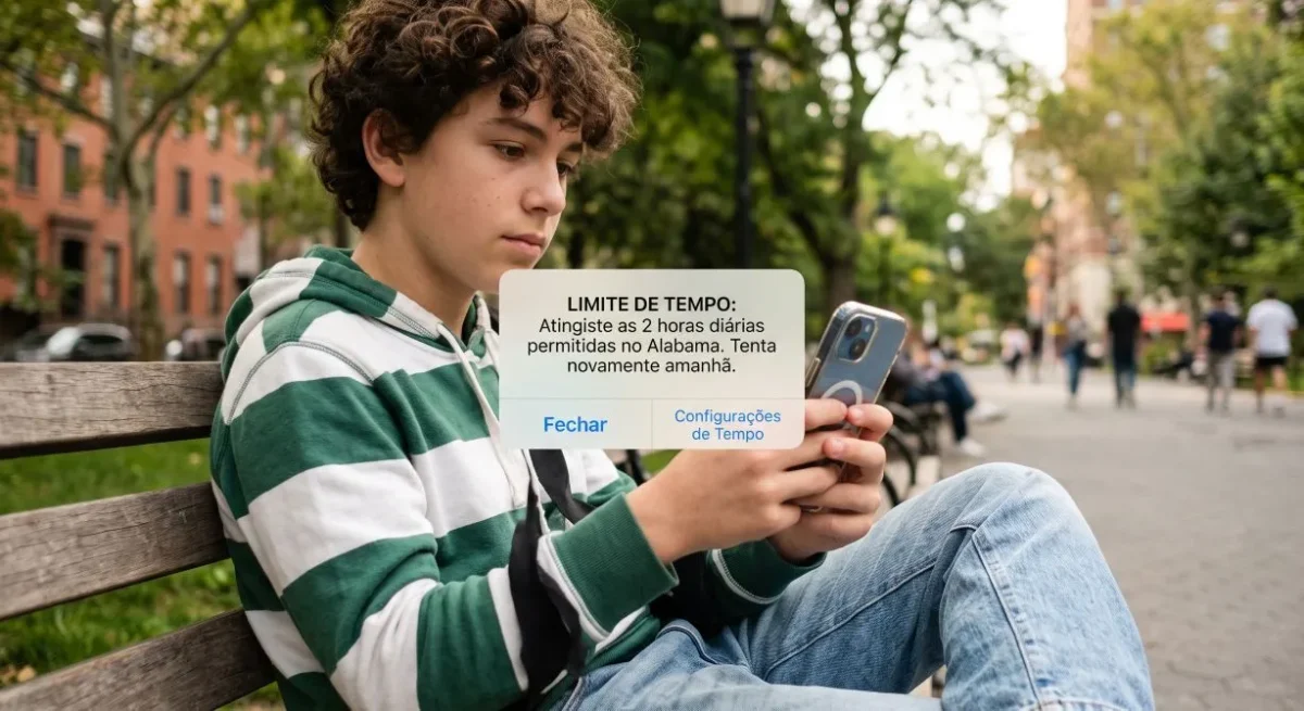 tiktok limite de tempo adolescentes, KIDS Act, TikTok TecheNet Tiktok aceita limite de duas horas para jovens no alabama
