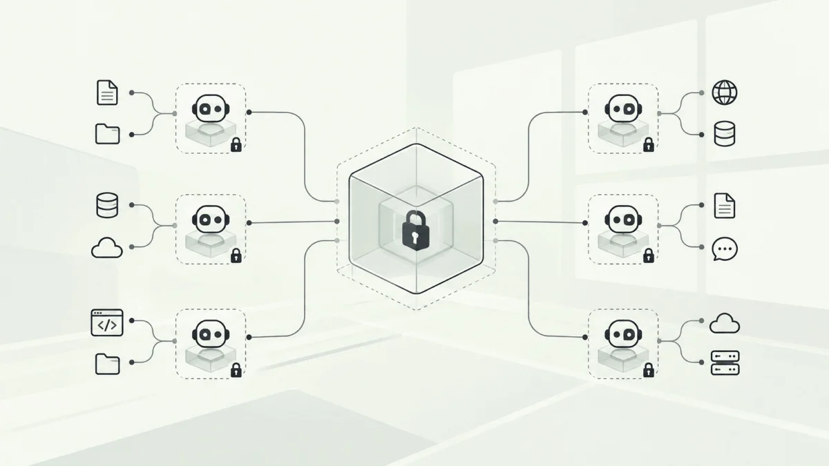 Agentes de IA em Contentores Seguros agentes de IA no Windows TecheNet Microsoft reforça segurança dos agentes de ia no windows