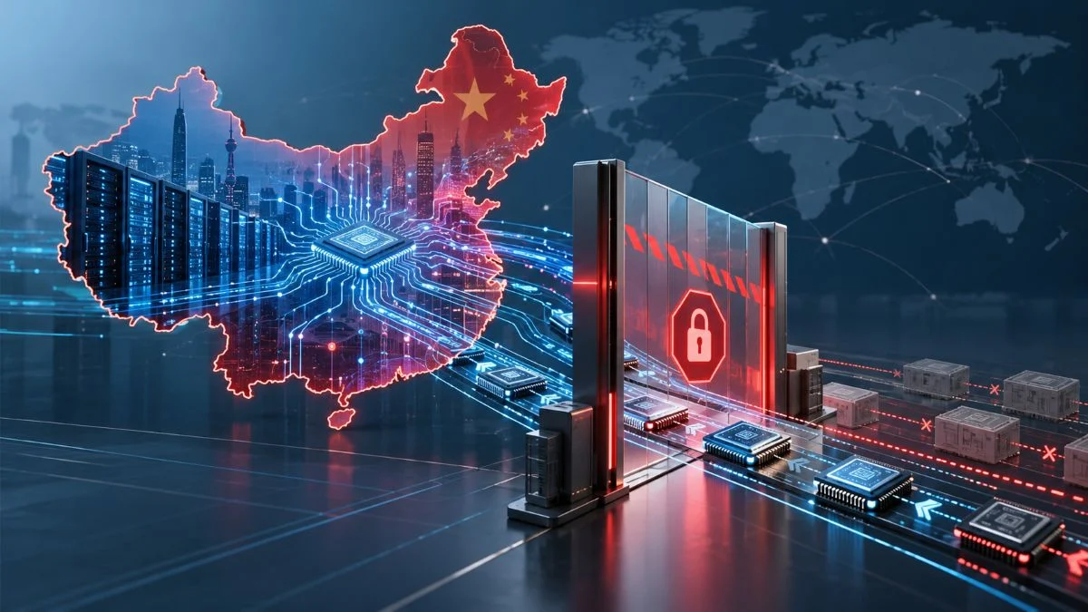 Barreira Global ao Fluxo de Chips china, controlo de exportações, Modelos de IA, segurança nacional TecheNet China propõe controlar a exportação de tecnologia de ia