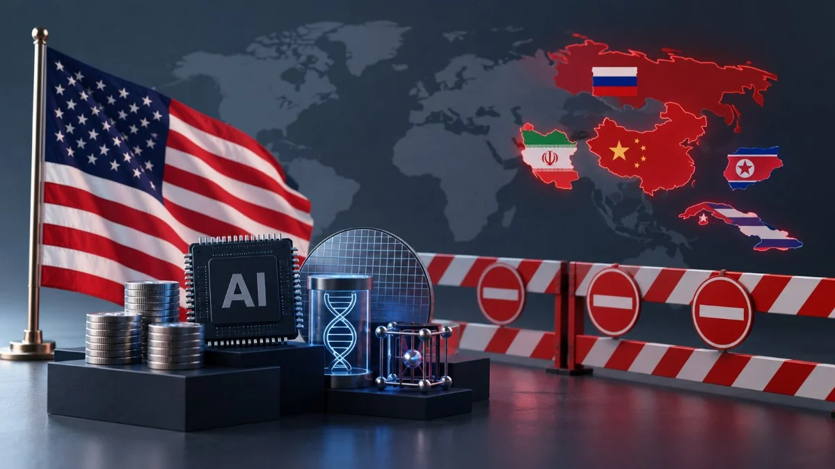 Barreiras ao Investimento Tecnologico EUA, investimentos em IA TecheNet Eua alargam controlo de investimentos em ia e tecnologia