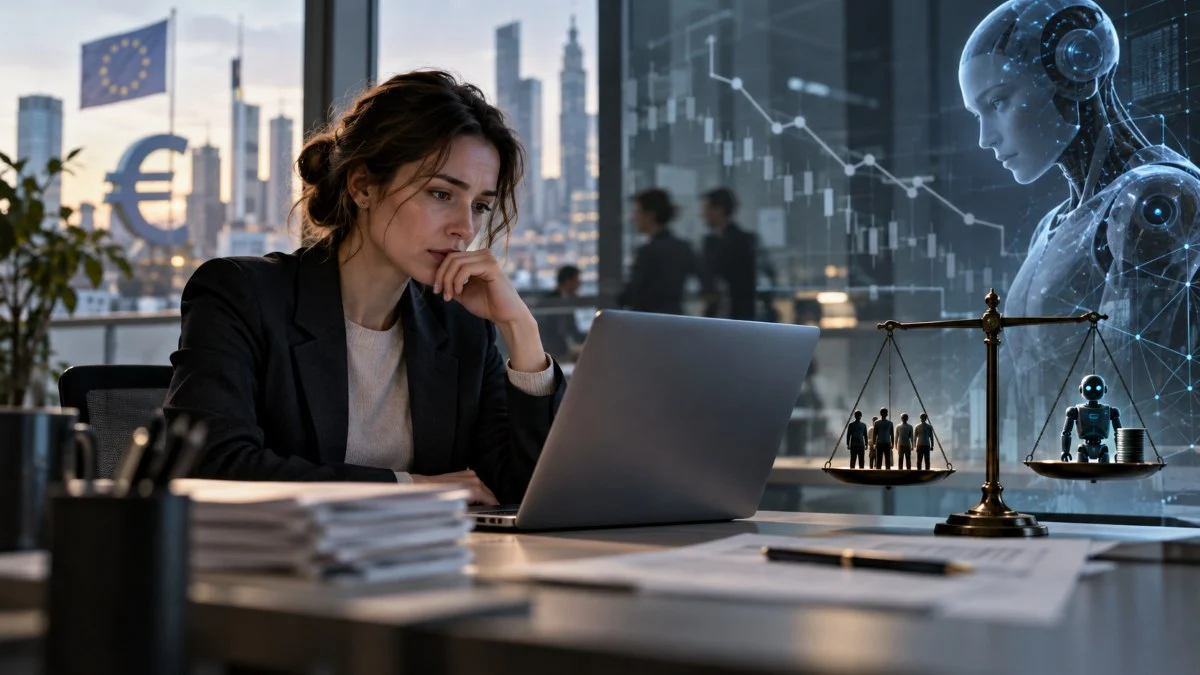 Equilibrio entre IA e trabalho BCE, inteligência artificial e salários, mercado de trabalho, Philip Lane TecheNet Ia pode reduzir poder negocial dos trabalhadores