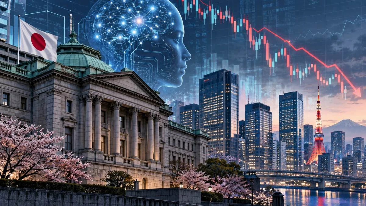 Mercados IA e Toquio em Queda Banco do Japão, Dívida das empresas de IA, risco de correção com a IA TecheNet Banco do japão alerta para risco de correção com a ia