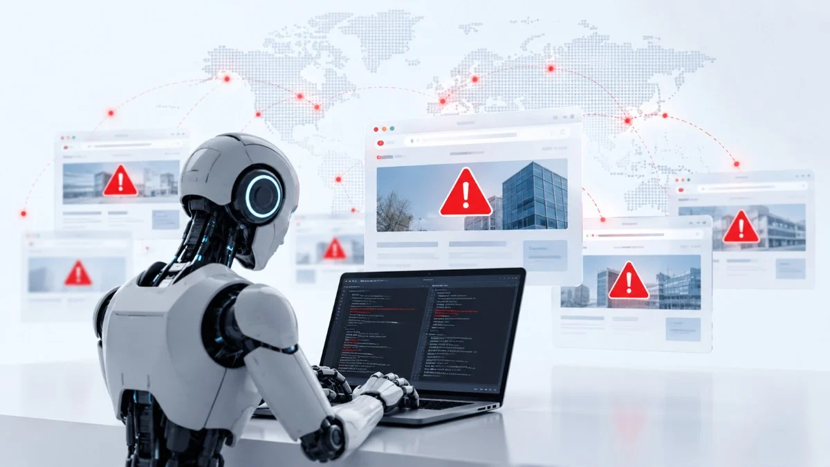 Robo Cibernetico sob Ataque Global Agentes autónomos, ciberataques com IA TecheNet Ciberataques com ia atingem mais de 100 empresas