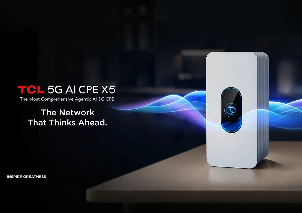 TCL 5G AI CPE X5 router 5G, TCL 5G AI CPE X5 TecheNet Router tcl 5g ai cpe x5 usa ia para gerir redes