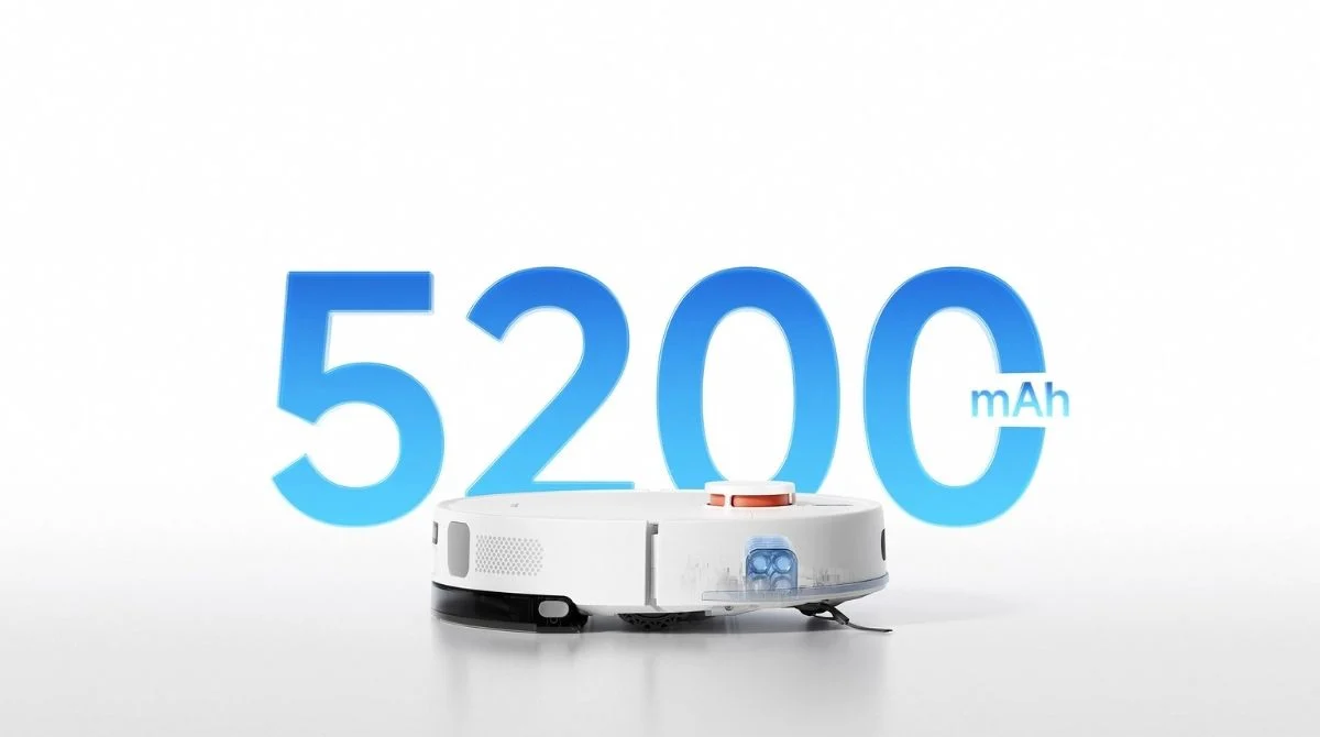 Xiaomi robot vacuum s60+ utiliza uma bateria de 5. 200 mah.