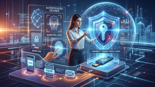 Autenticação de 2 fatores: sms, app, biometria ou passkey?